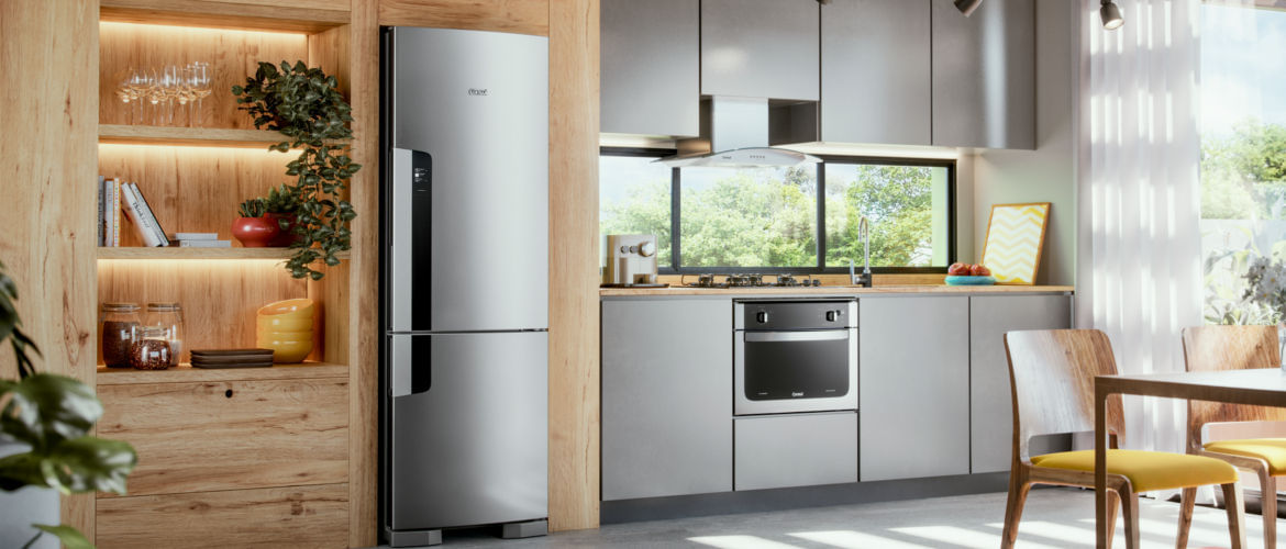 Refrigerador Consul Domest 397L 2 Portas Frost Free Evox CRE44AK<br>