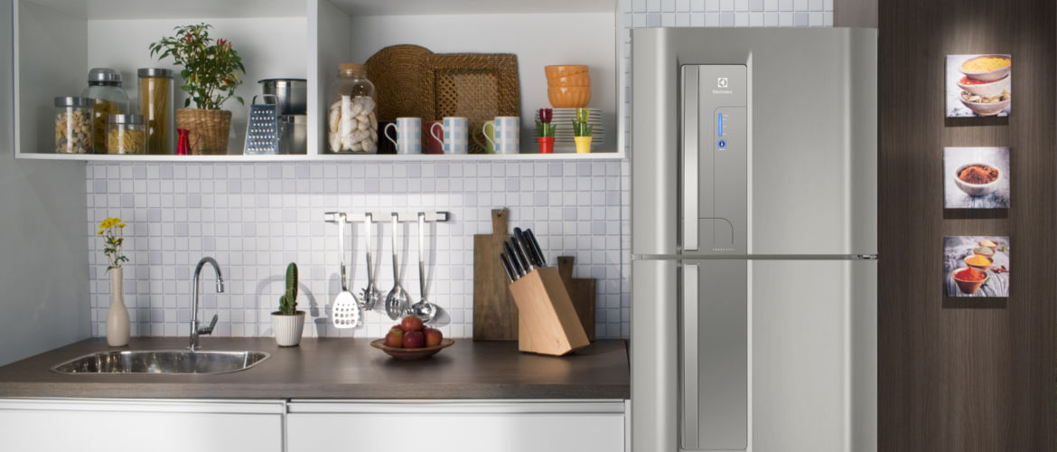 Refrigerador Electrolux Top Freezer 382L 2 Portas Frost Free Platinum TF42S
