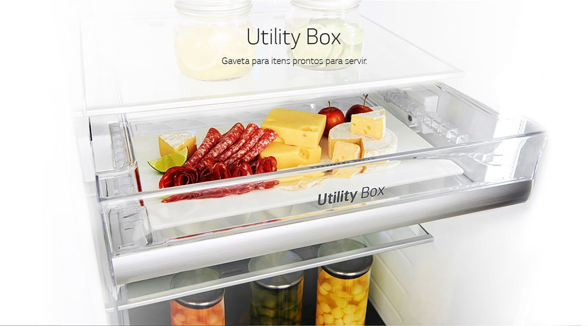 Refrigerador Smart LG Side By Side 601 Litros Inox L247SLUV<br>